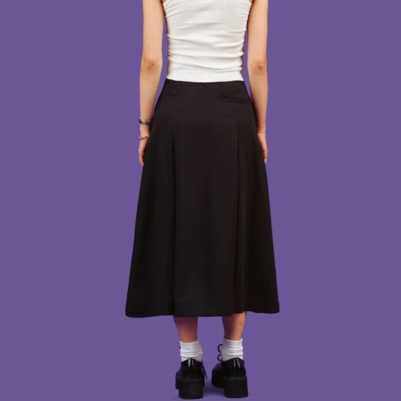 UNIF BLACK MIZUKI A-Line SKIRT Size Small NWT - Picture 4 of 4